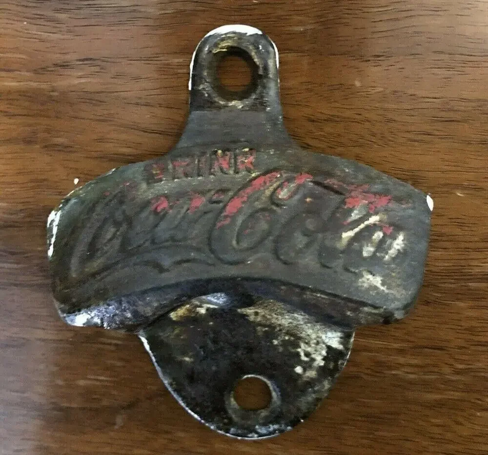 Antique Coca Cola Starr “X” Wall Mount Cast Iron Bottle Opener